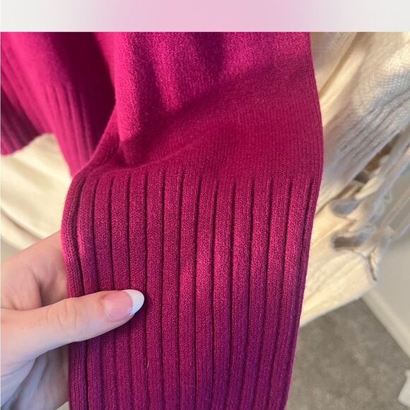 Cyrus Fuchsia Cowl Neck Sweater – Women’s Size M (Nordstrom) - Picture 4 of 5